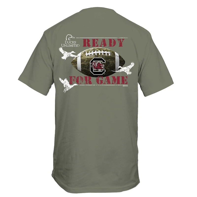 USC Hunting Camo Football Short Sleeve T-Shirt