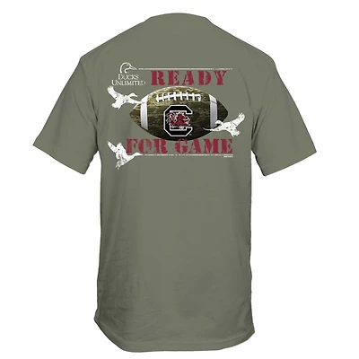 USC Hunting Camo Football Short Sleeve T-Shirt