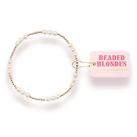 ILY Gold with Pearl Bracelet