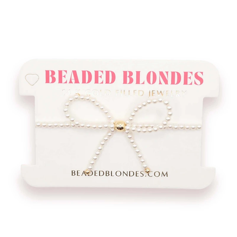 Pearl Bow Bracelet