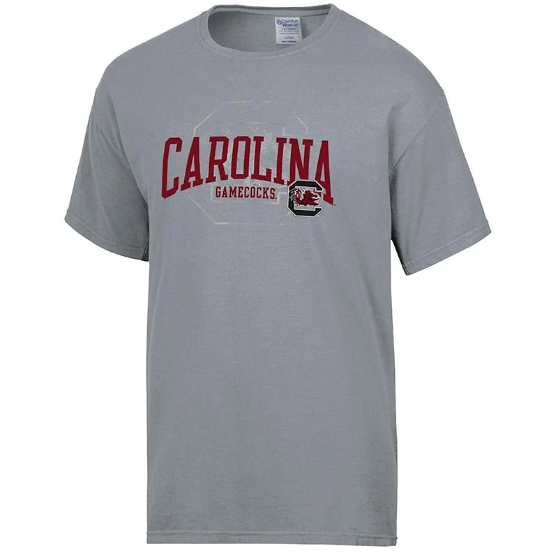 USC Carolina Block C Background Short Sleeve T-Shirt