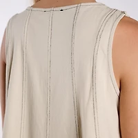 A Line Stitch Mini Dress