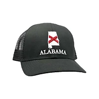 Alabama Mesh Back Trucker Hat in Black