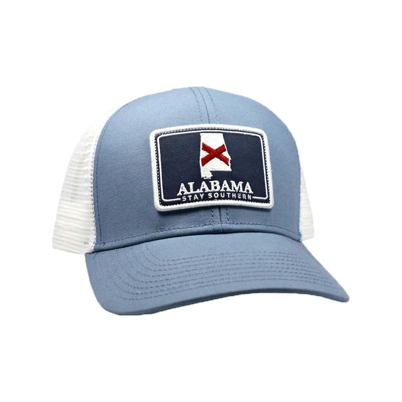 Alabama Mesh Back Trucker Hat in Lake Blue