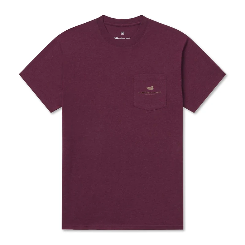 Duck Original Camo Short Sleeve T-Shirt Washed Pinot