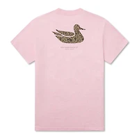 Duck Original Camo Short Sleeve T-Shirt Washed Pink