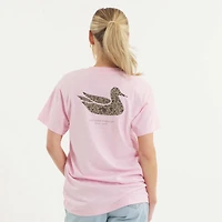 Duck Original Camo Short Sleeve T-Shirt Washed Pink