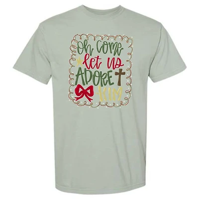 Let Us Adore Him Short Sleeve T-Shirt