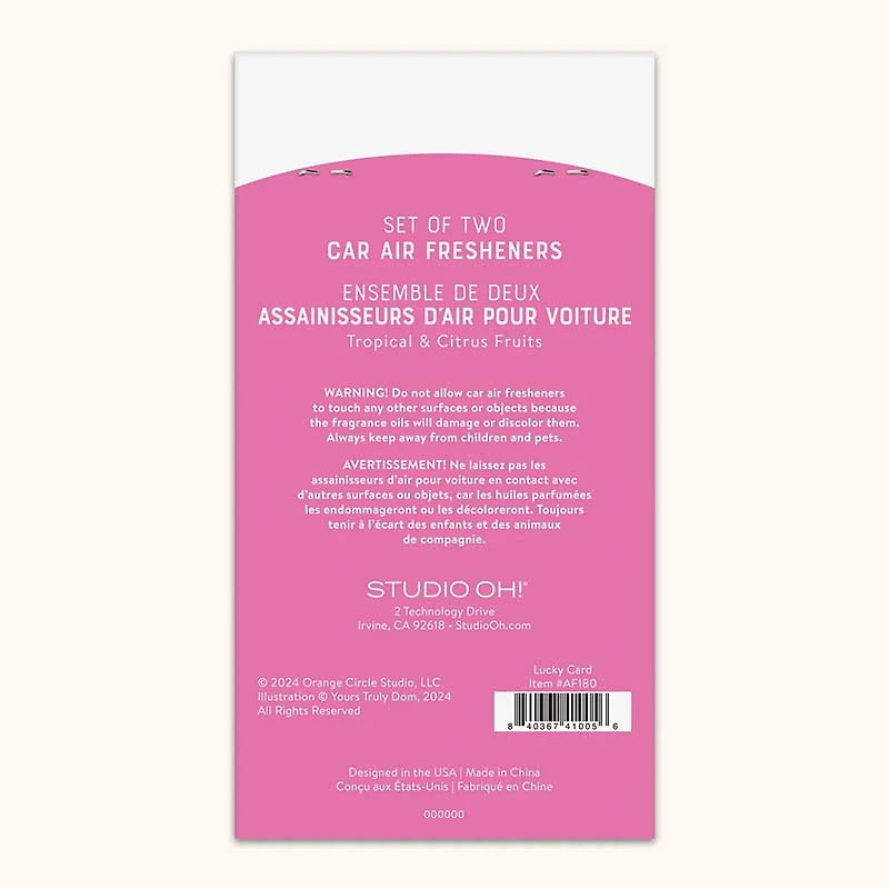 Lucky Card Air Freshener