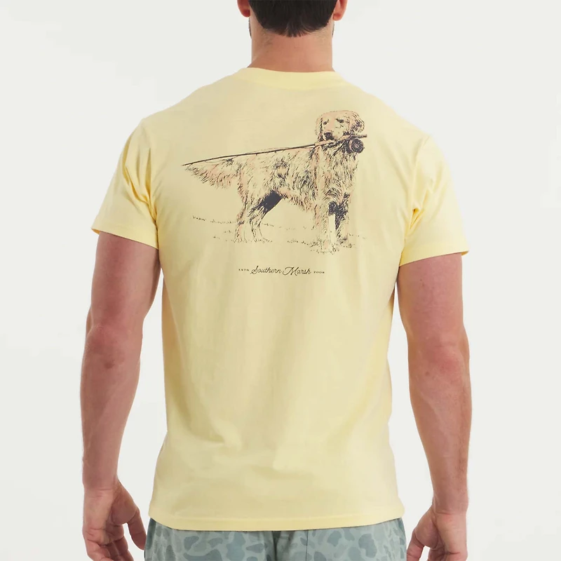Golden Days Short Sleeve T-Shirt Yellow