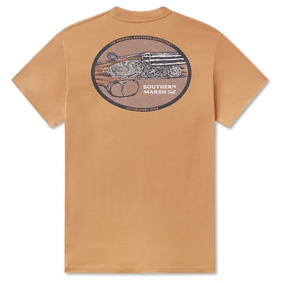Heritage Engraved Short Sleeve T-Shirt Camel