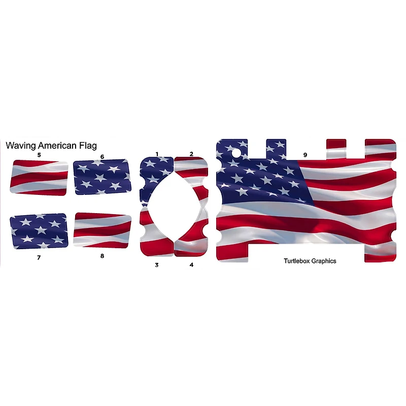 Turtlebox Skin in American Flag