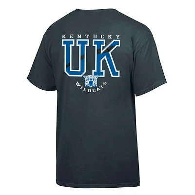 UK Wildcat Graph Short Sleeve T-Shirt Charcoal