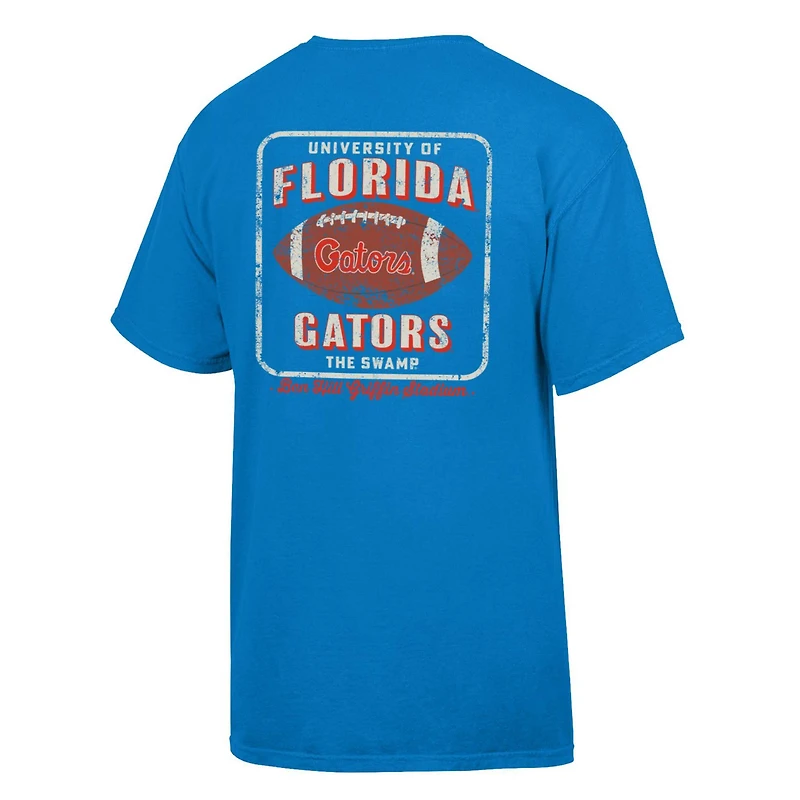 UF Sign Short Sleeve T-Shirt Summer Blue
