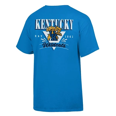 UK Wildcats Triangle Short Sleeve T-Shirt Summer Blue