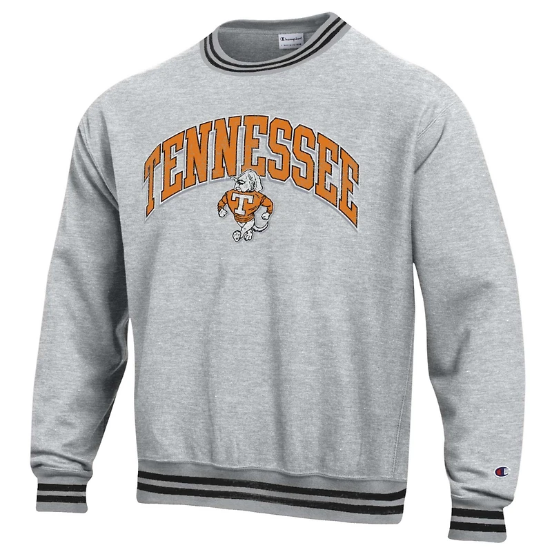UT Striped Trim Crewneck Sweatshirt