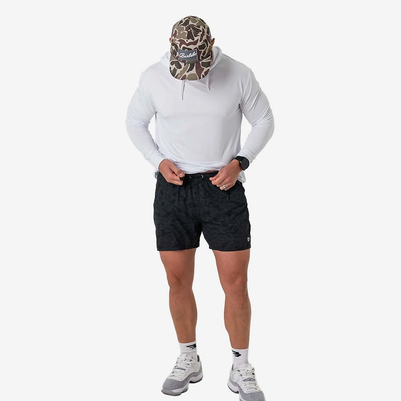 Athletic Shorts Black Camo