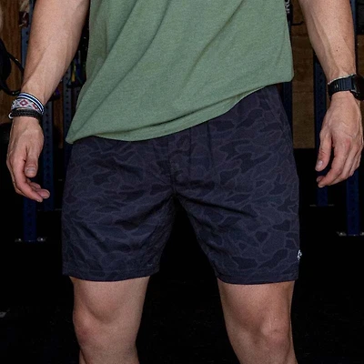 Athletic Shorts Black Camo