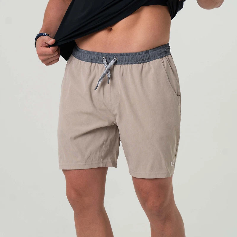 7" Athletic Shorts Khaki