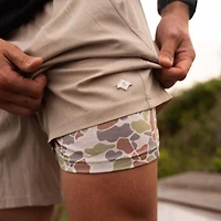 Athletic Shorts Heather Khaki and Camo