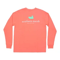 Authentic Long Sleeve T-Shirt Coral