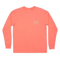 Authentic Long Sleeve T-Shirt Coral