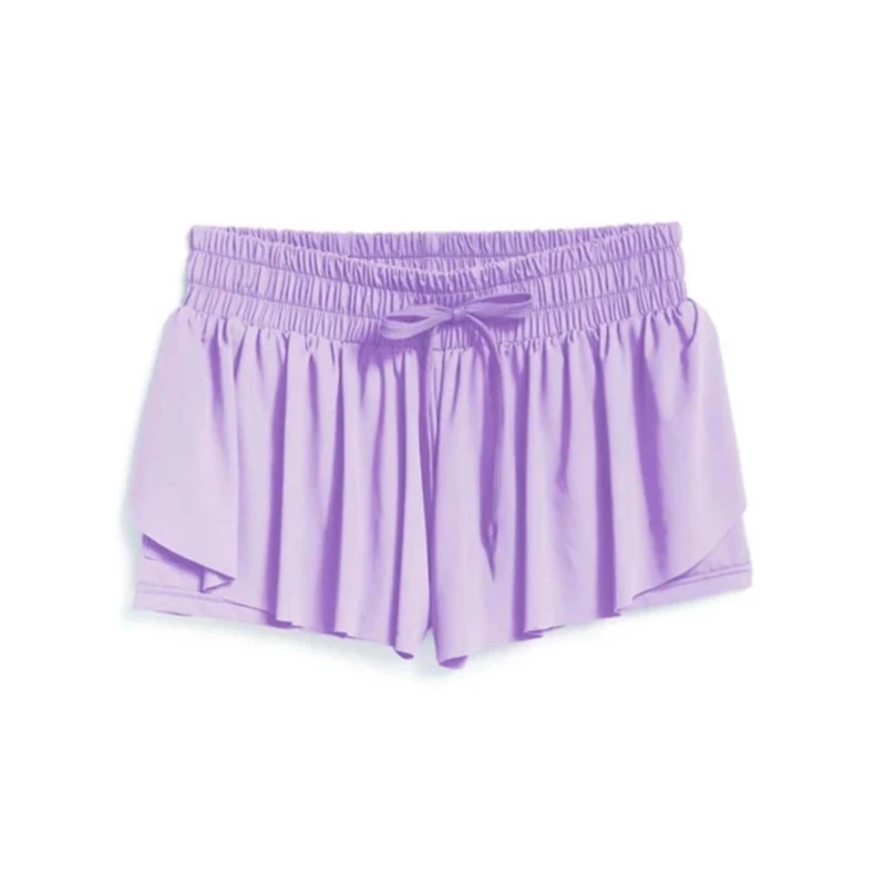 Women's Lavender Flyaway Shorts