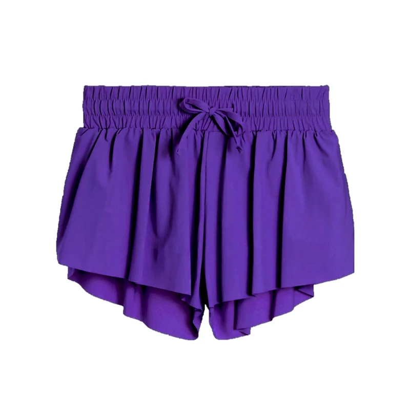 Youth Collegiate Flyaway Shorts Purple