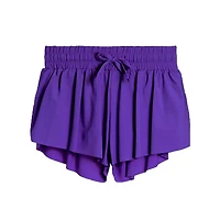 Youth Collegiate Flyaway Shorts Purple