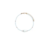 Blue Fish Beaded Anklet
