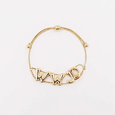 WWJD Bubble Bracelet