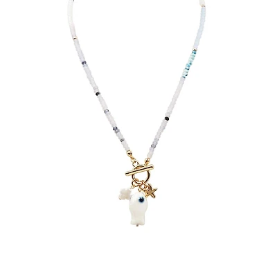 Coastal Charms Beaded Necklace