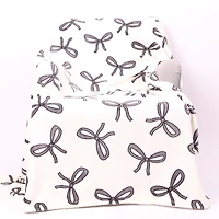 Black Bows Printed Fleece Blanket