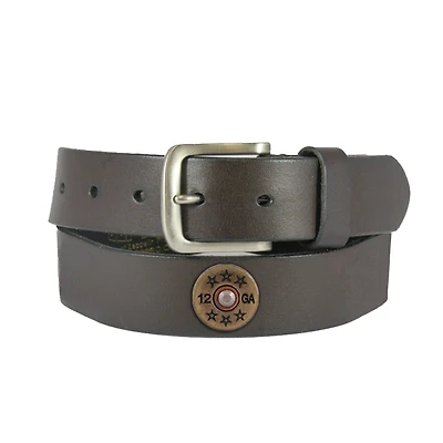 Shotgun Concho Leather Belt