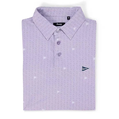 The Pin Location Geo Printed Performance Polo