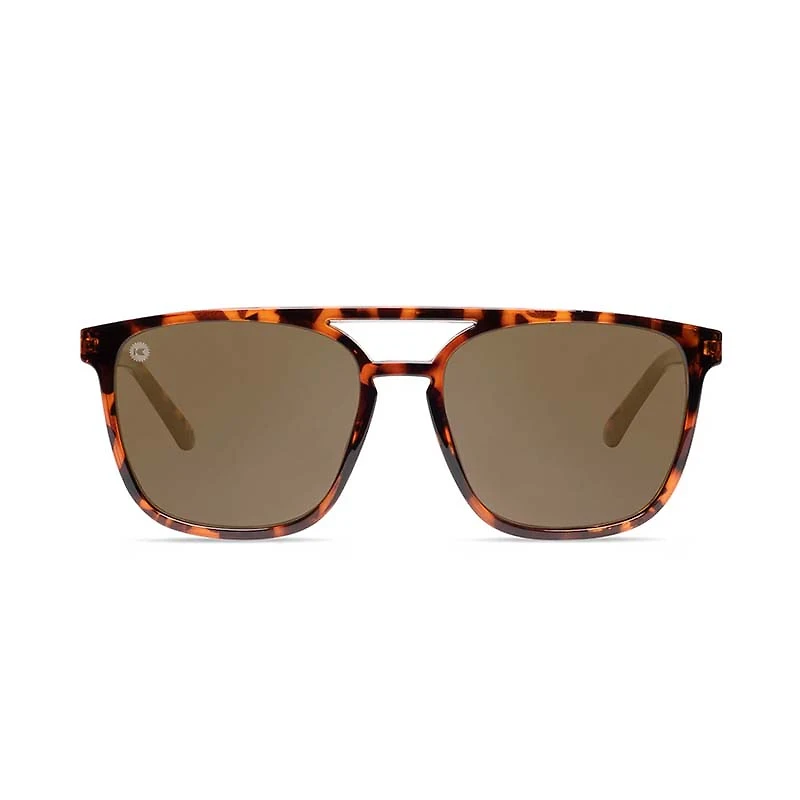 Men's Knockaround® Brightsides Sunglasses in Tortoise Shell and Amber