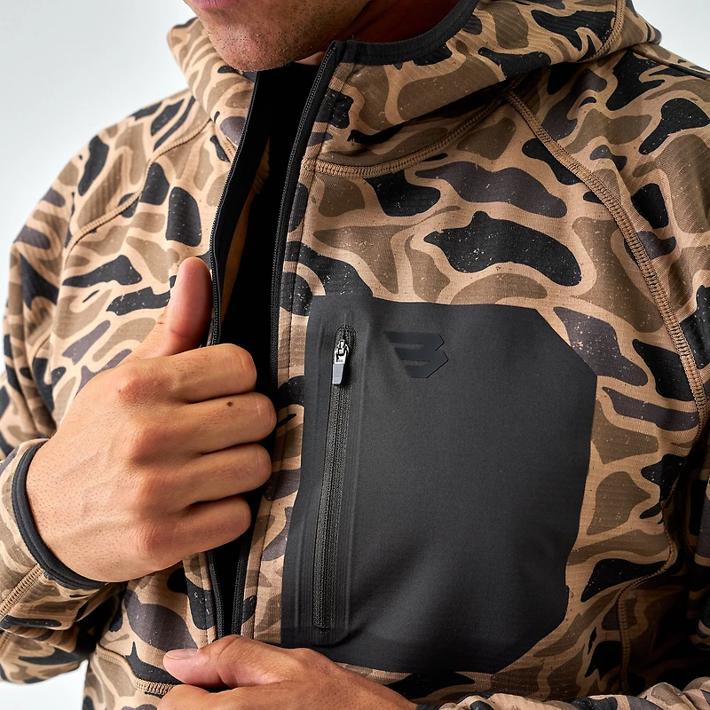 Blaze Tech Quarter Zip Pullover Gauge Camo