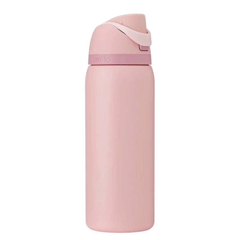 FreeSip® 32oz Stainless Steel Water Bottle in Rose Quartz