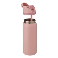 FreeSip® 32oz Stainless Steel Water Bottle in Rose Quartz