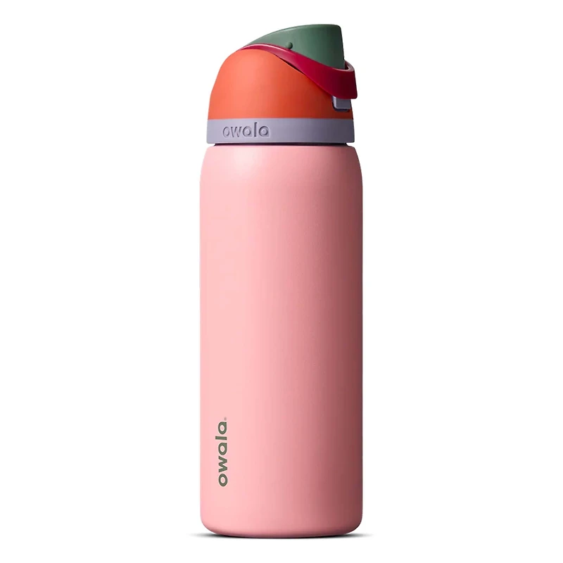 FreeSip® 32oz Stainless Steel Water Bottle in Sugar High