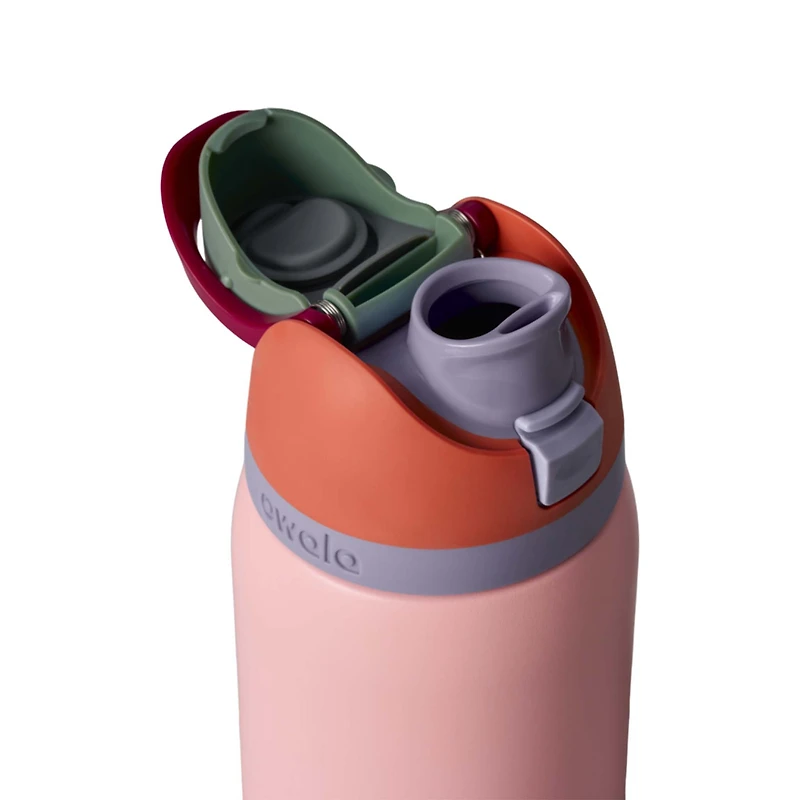 FreeSip® 32oz Stainless Steel Water Bottle in Sugar High