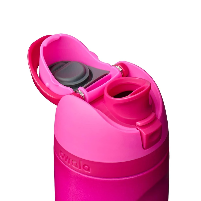 FreeSip® 24oz Stainless Steel Water Bottle in Read My Lips