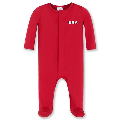 UGA Infant Magnetic One-Piece Footie