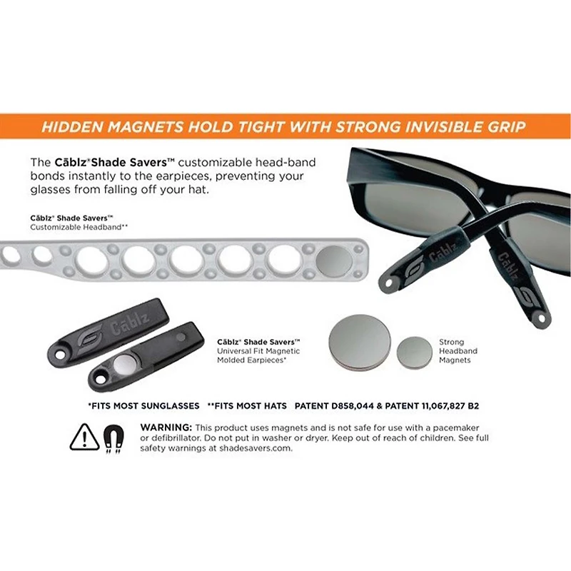 Shade Savers Magnetic Hatband System