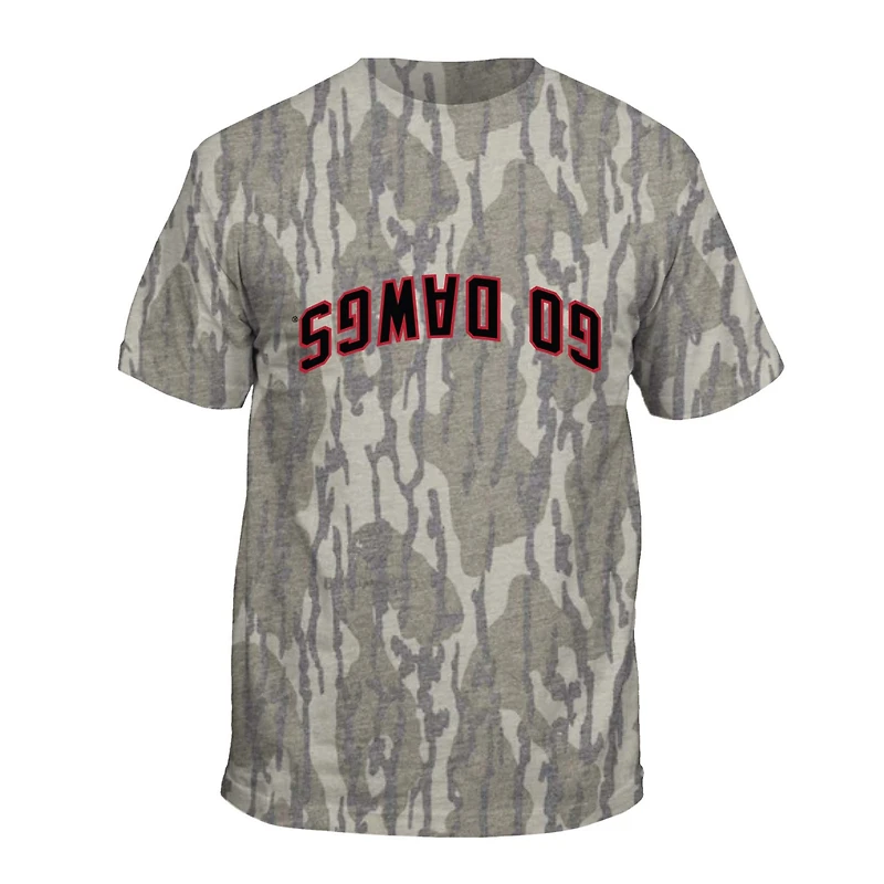 UGA Upside Down Dawgs Camo Short Sleeve T-Shirt