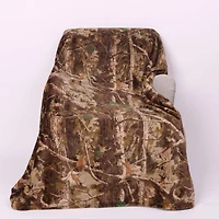 Brown Camo Fleece Blanket
