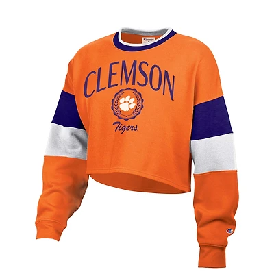 Clemson Fresh Fly Cropped Crewneck Sweatshirt