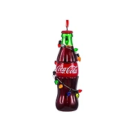 Coke Bottle with Bulbs Ornament