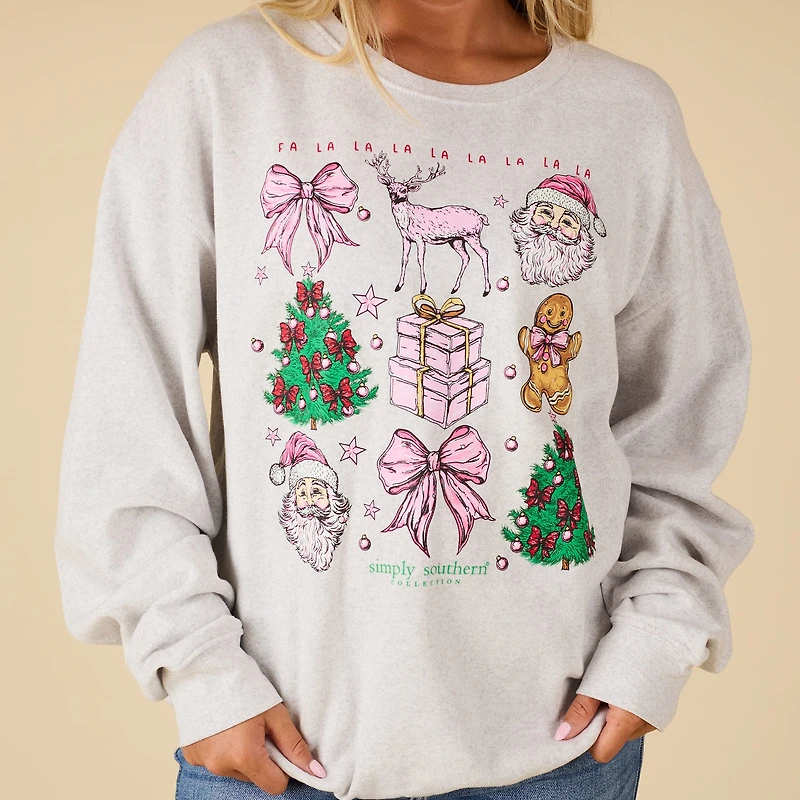 Christmas Icons Crewneck Sweatshirt