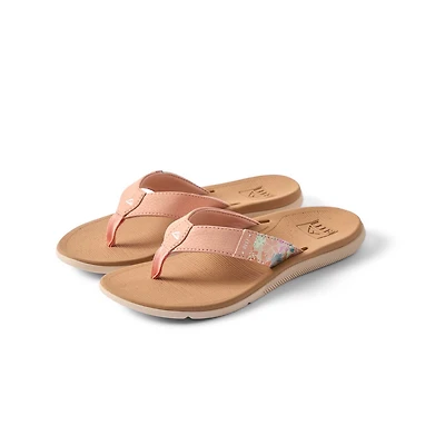 Women's Reef Santa Ana Sandals Peach and Tan
